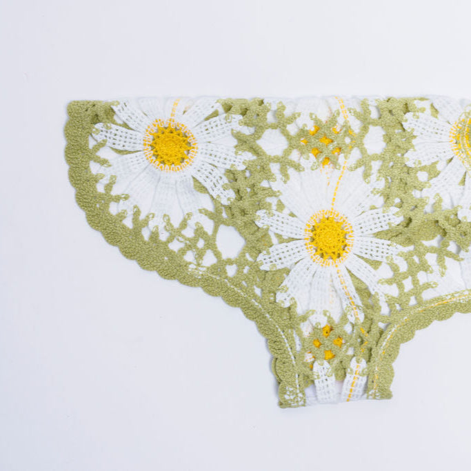 Sunshine Crochet Dog Top