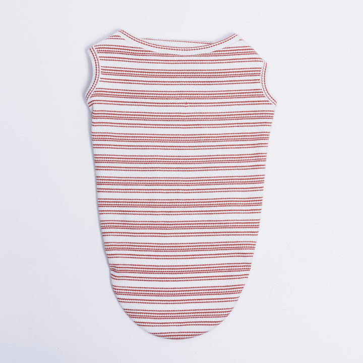 Candy Cane Sleeveless Sweater