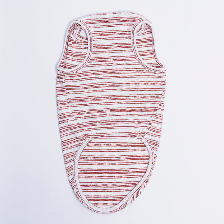 Candy Cane Sleeveless Sweater