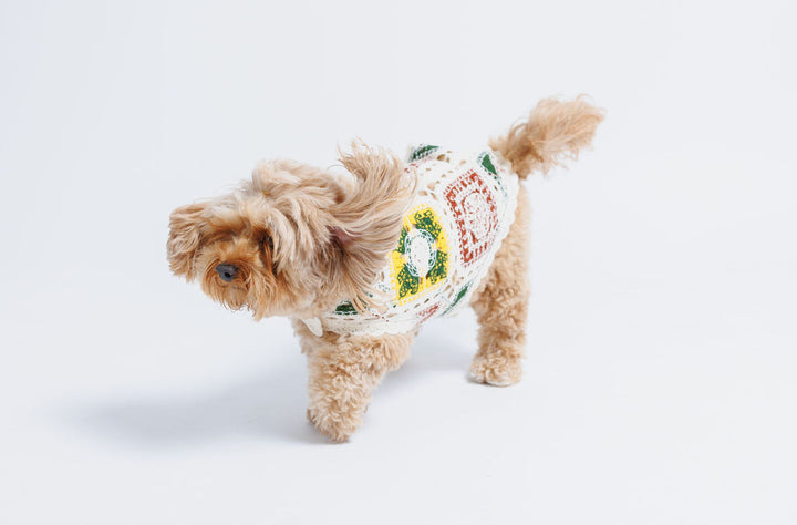 Cherry Crochet Dog Top