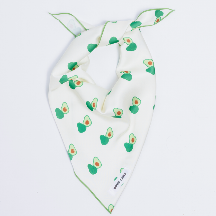 Avocado Print Dog Bandana, Cute Summer Pet Accessory