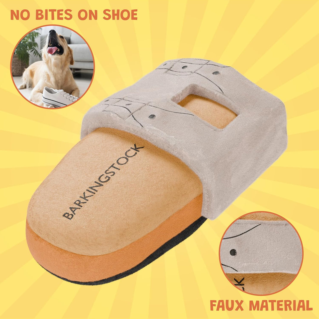 Barkingstock Sandal Dog Toy with Squeaker for All Dog Sizes