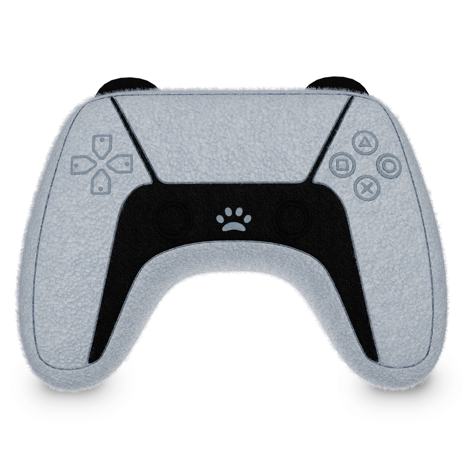 Video Game Controller squeaky plush dog toy